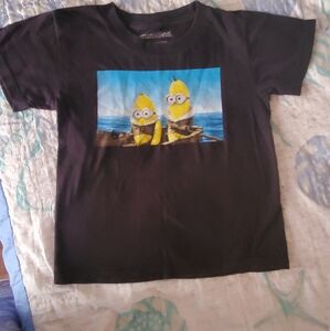 Minions Black T-Shirt